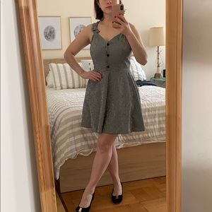 Topshop- Gingham dress, bow details and open back.